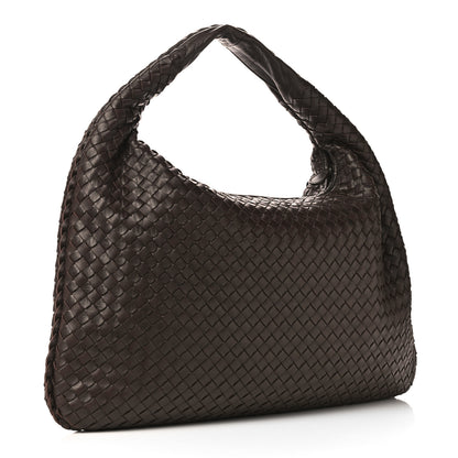 Bottega Veneta Nappa Intrecciato Large Veneta Hobo Ebano 2 of 10