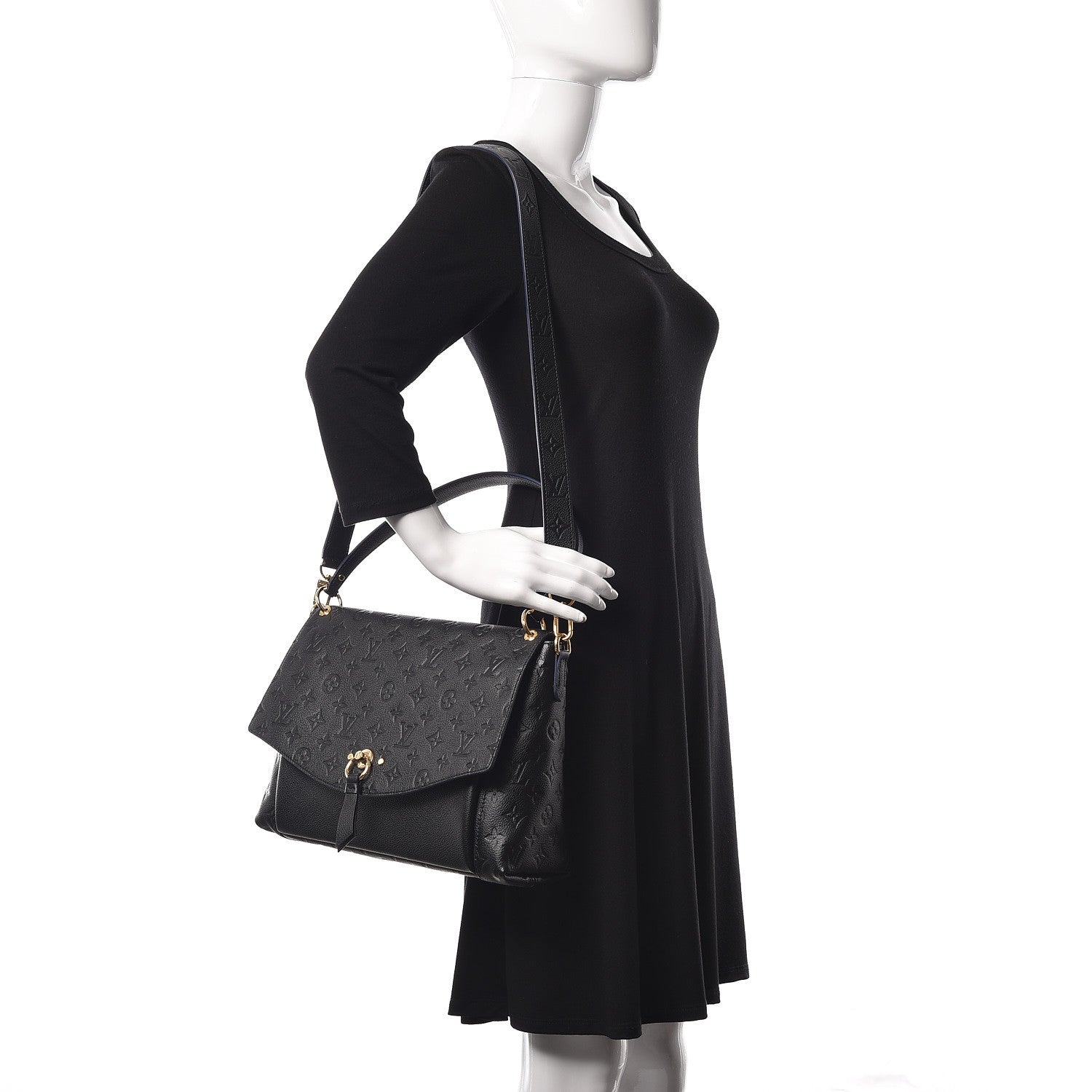 Louis Vuitton Empreinte Blanche MM Black 2 of 9