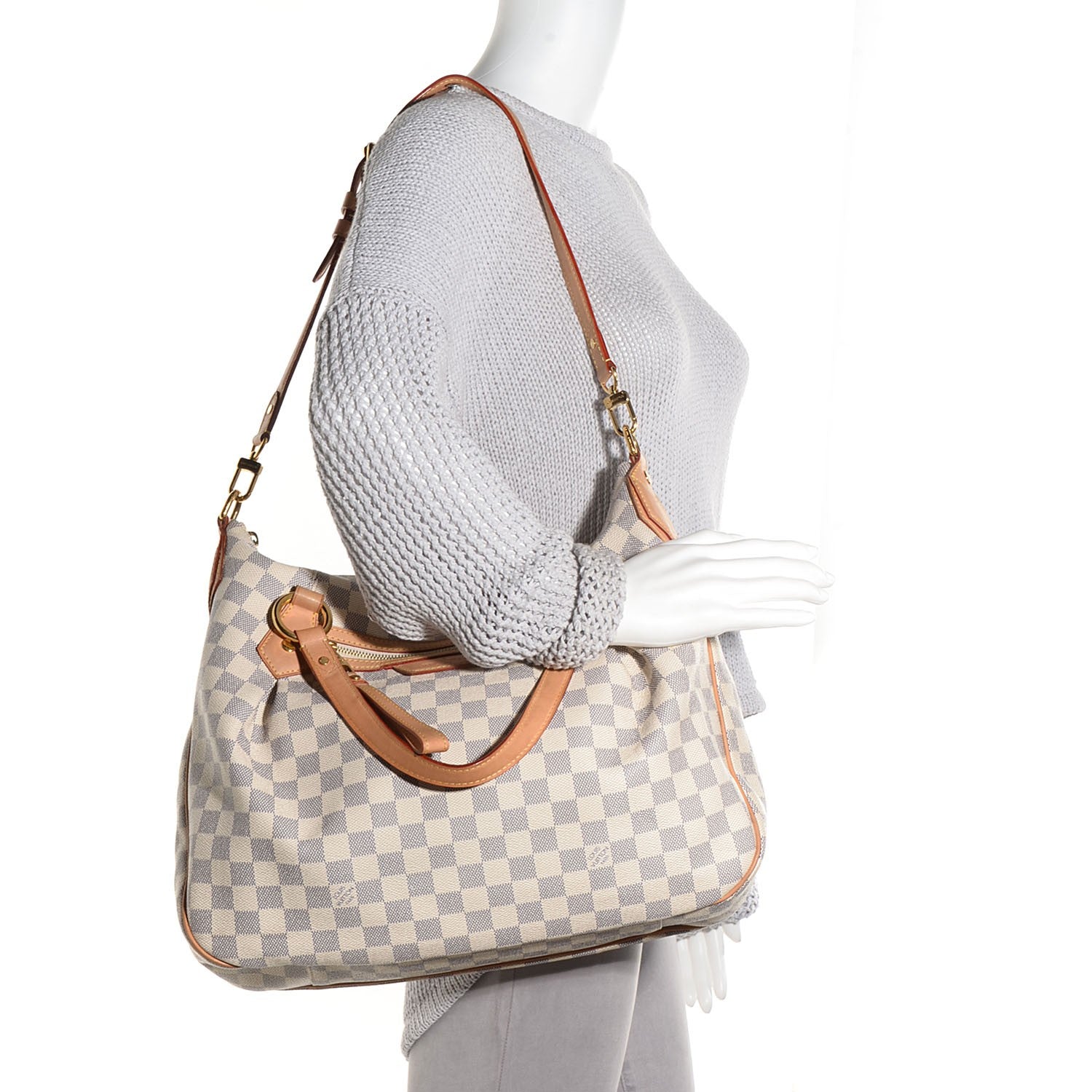 Louis Vuitton Damier Azur Evora GM 2 of 8