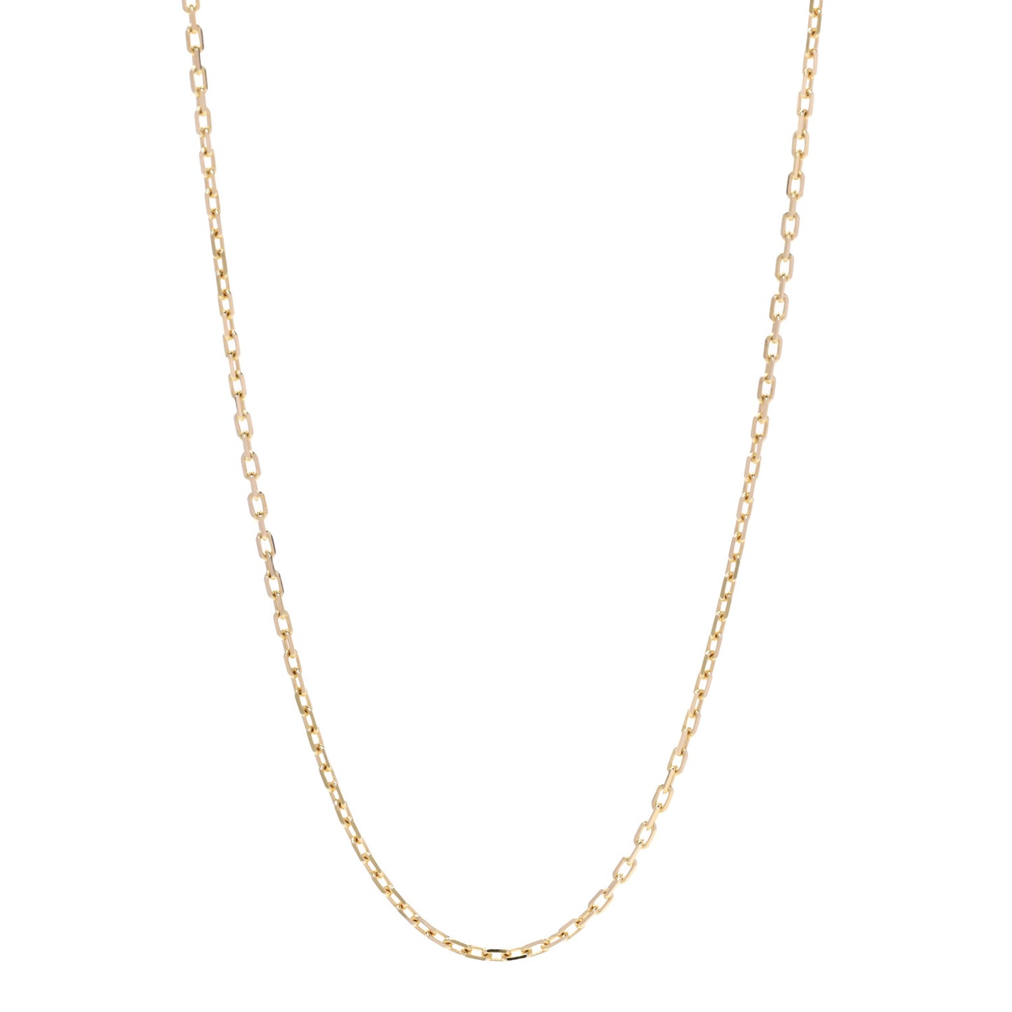 18K Yellow Gold Lucky Chain Necklace