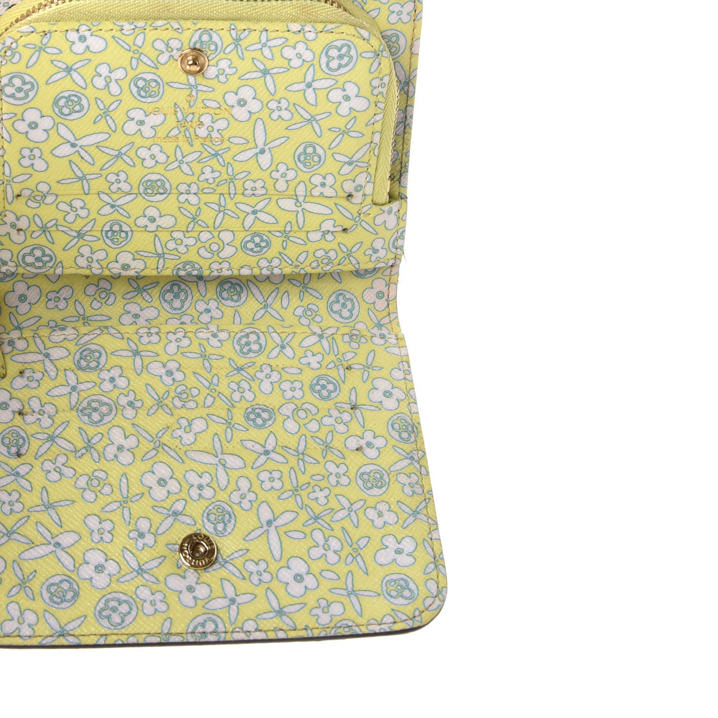 Monogram Fleuri Insolite Wallet PM Yellow