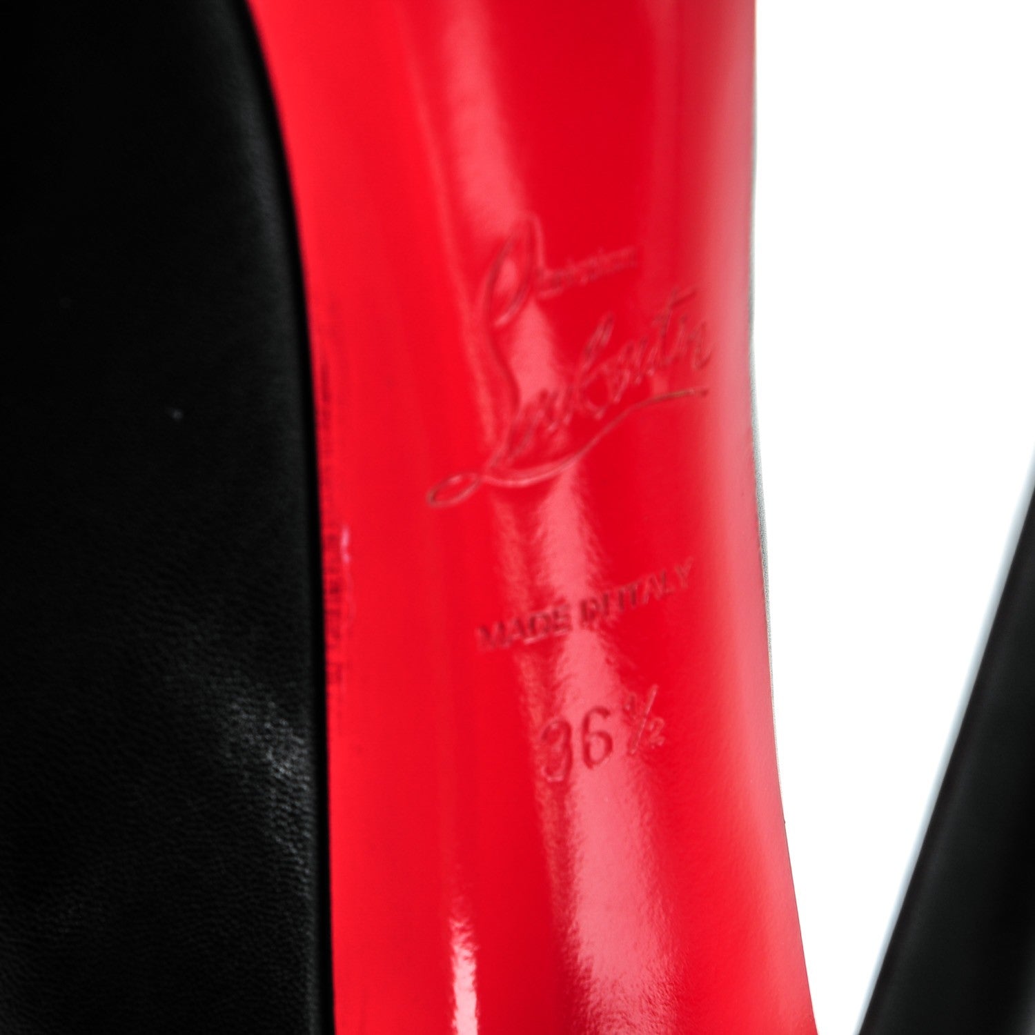 Christian Louboutin Kid Daffodile 160 Pumps 36.5 Black 6 of 7