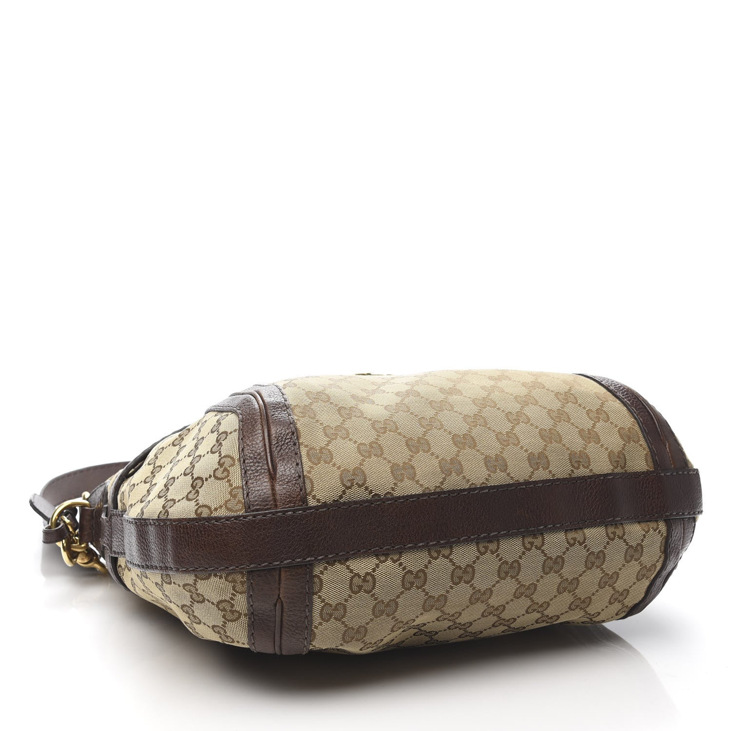 Gucci Monogram Medium GG Running Hobo Dark Brown 4 of 13
