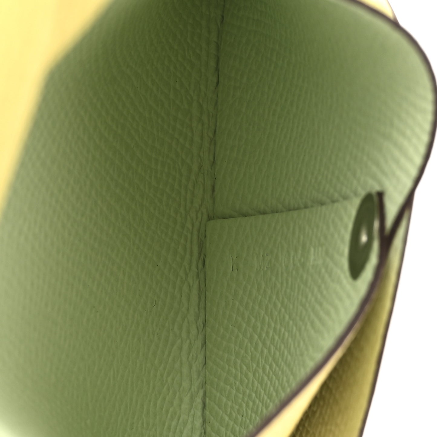 Epsom Horseshoe Bastia Coin Purse Jaune Poussin Vert Fizz