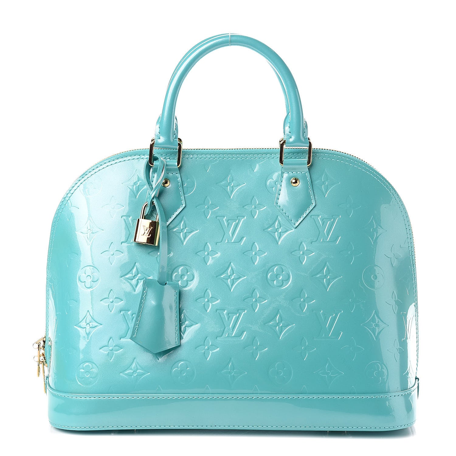 Louis Vuitton Vernis Alma PM Blue Lagon 1 of 8