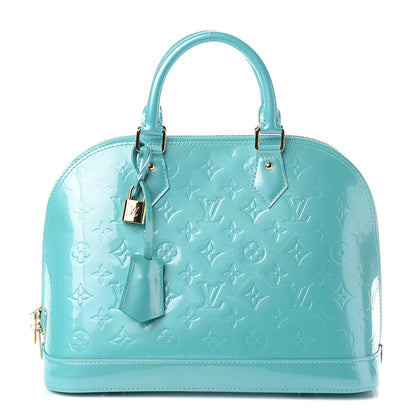 Louis Vuitton Vernis Alma PM Blue Lagon 1 of 8