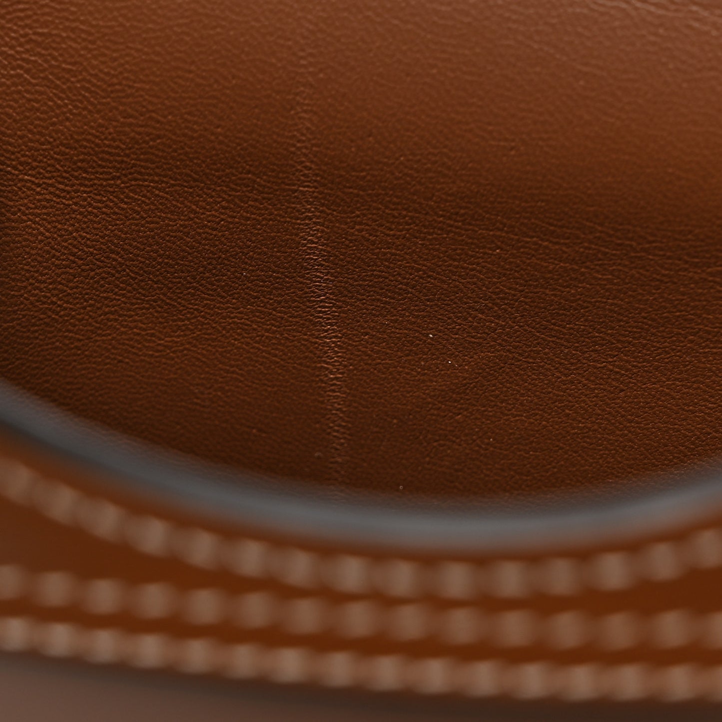 Smooth Calfskin Mini Pocket Bag Malt Brown