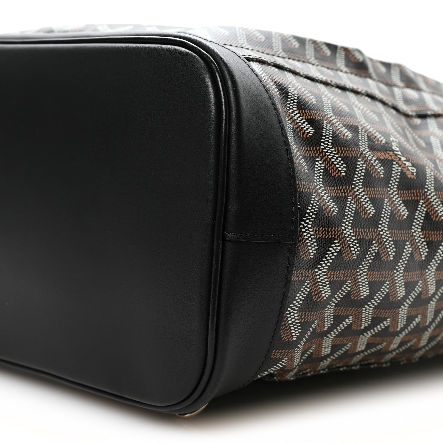 Goyard Goyardine Calfskin Alpin MM Backpack Black 10 of 11