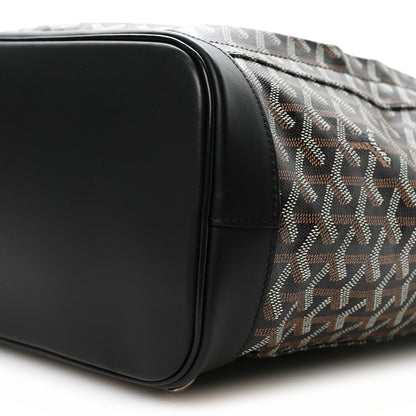 Goyard Goyardine Calfskin Alpin MM Backpack Black 10 of 11
