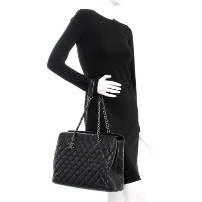 Chanel Caviar Quilted City Shopping Tote Black 2 of 10