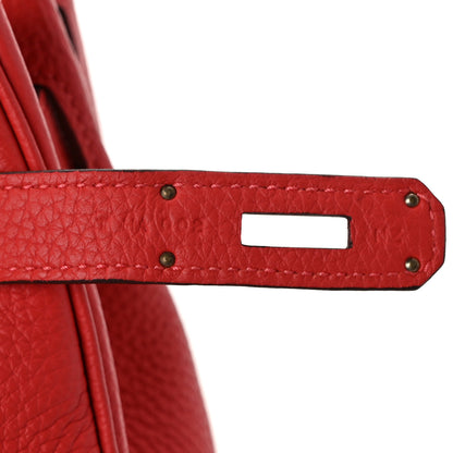Hermes Togo Birkin 30 Rouge Pivoine 6 of 14