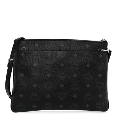 MCM Visetos Medium Crossbody Pouch Black 1 of 9
