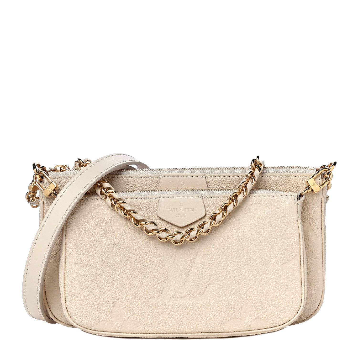 Louis Vuitton Empreinte Monogram Giant Multi Pochette Accessories Cream 1 of 13
