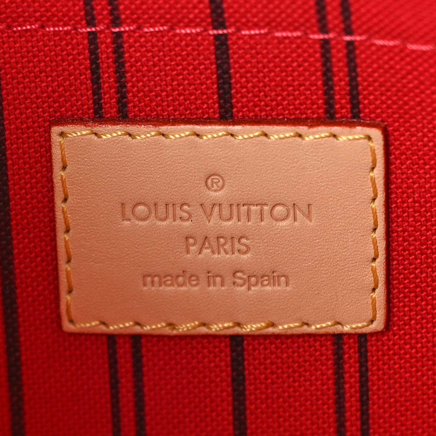 Monogram Neverfull MM GM Pochette Cherry