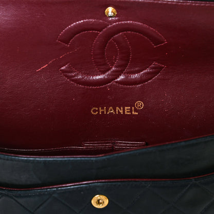 Chanel Lambskin Quilted Small Double Flap Black 5 of 11