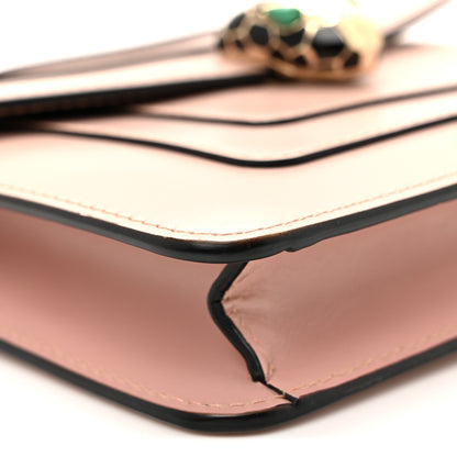 Bulgari Calfskin Small Serpenti Forever Snake Strap Crossbody Bag Light Pink 9 of 10