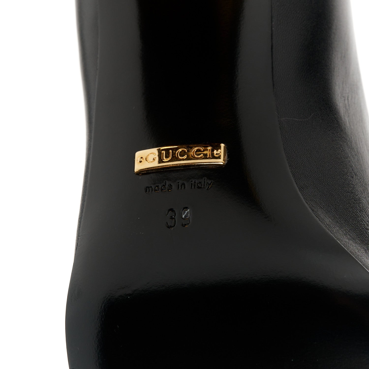 Gucci Malaga Kid Horsebit 75mm Pumps 39 Black 9 of 11