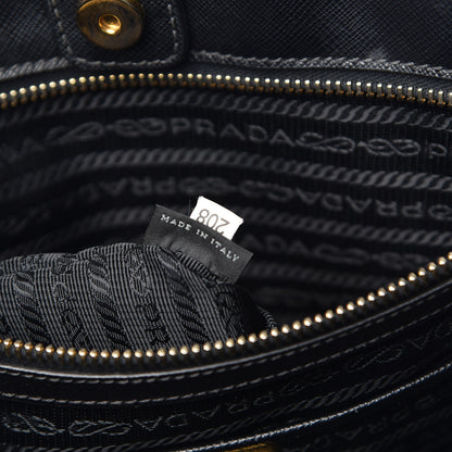 Prada Saffiano Lux Large Tote Black 7 of 19