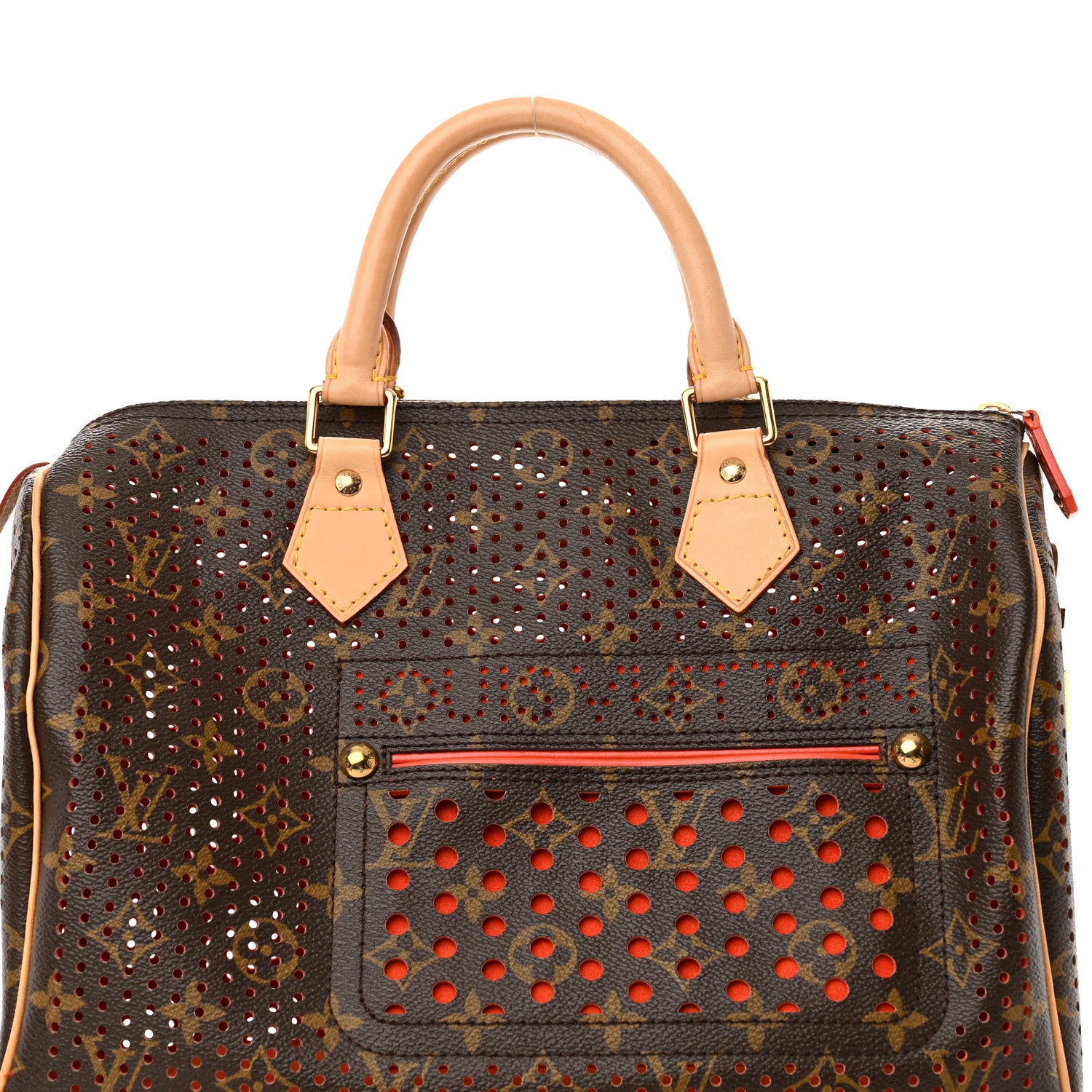 Louis Vuitton Monogram Perforated Speedy 30 Fuchsia 7 of 9