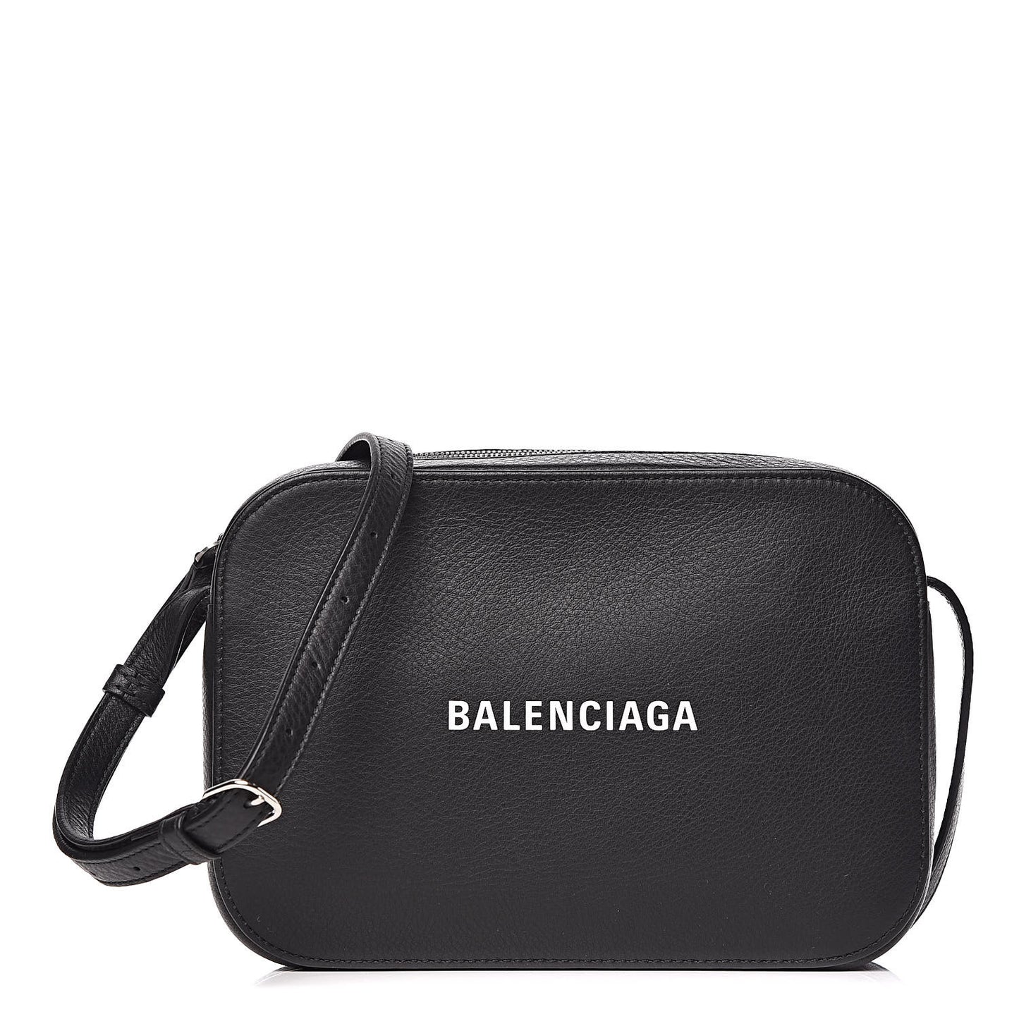 Calfskin Logo S Everyday Camera Bag Black