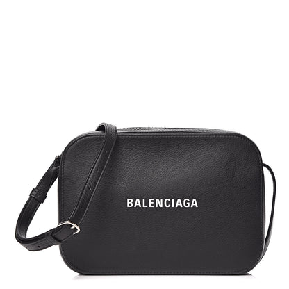Balenciaga Calfskin Logo S Everyday Camera Bag Black 1 of 8