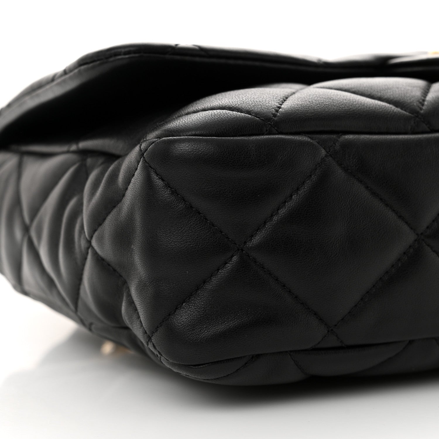 Chanel Lambskin Quilted Large CC Funky Town Flap Black 9 of 11