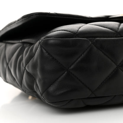 Chanel Lambskin Quilted Large CC Funky Town Flap Black 9 of 11