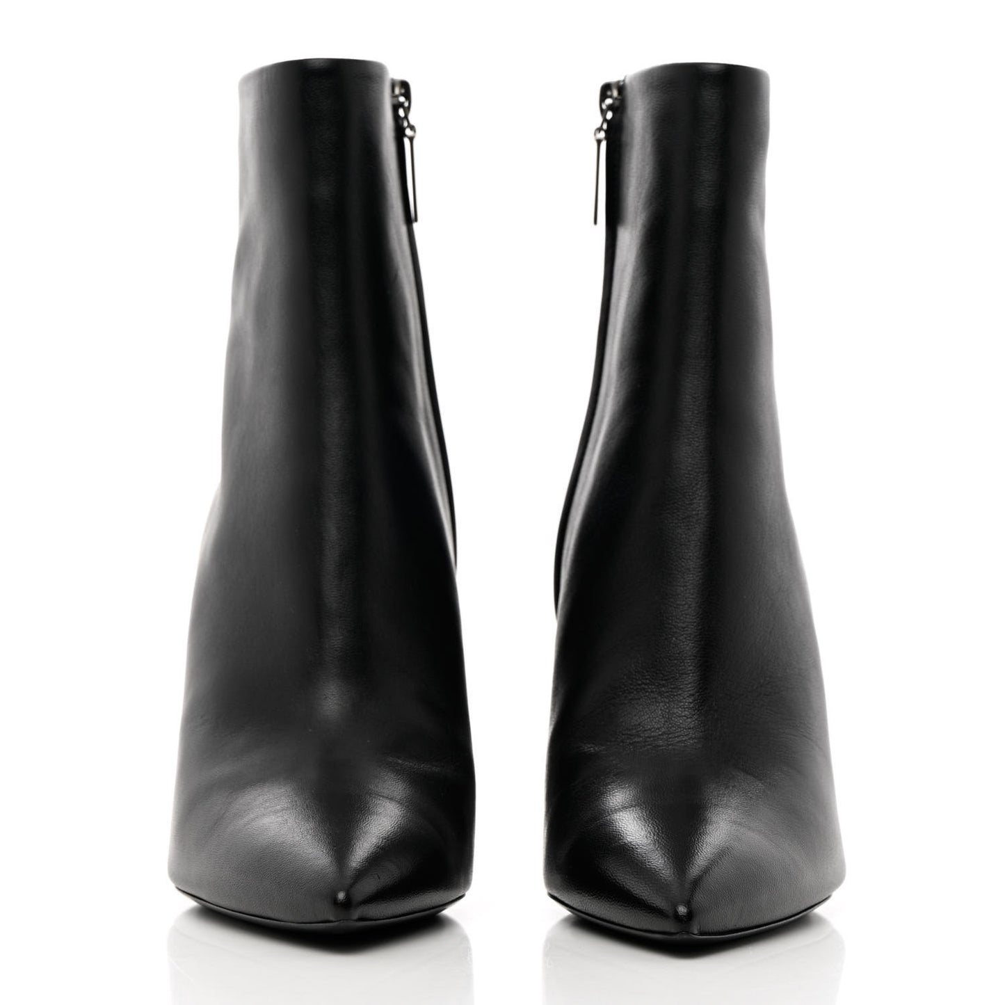 Calfskin Betty 95 Ankle Boots 40 Black