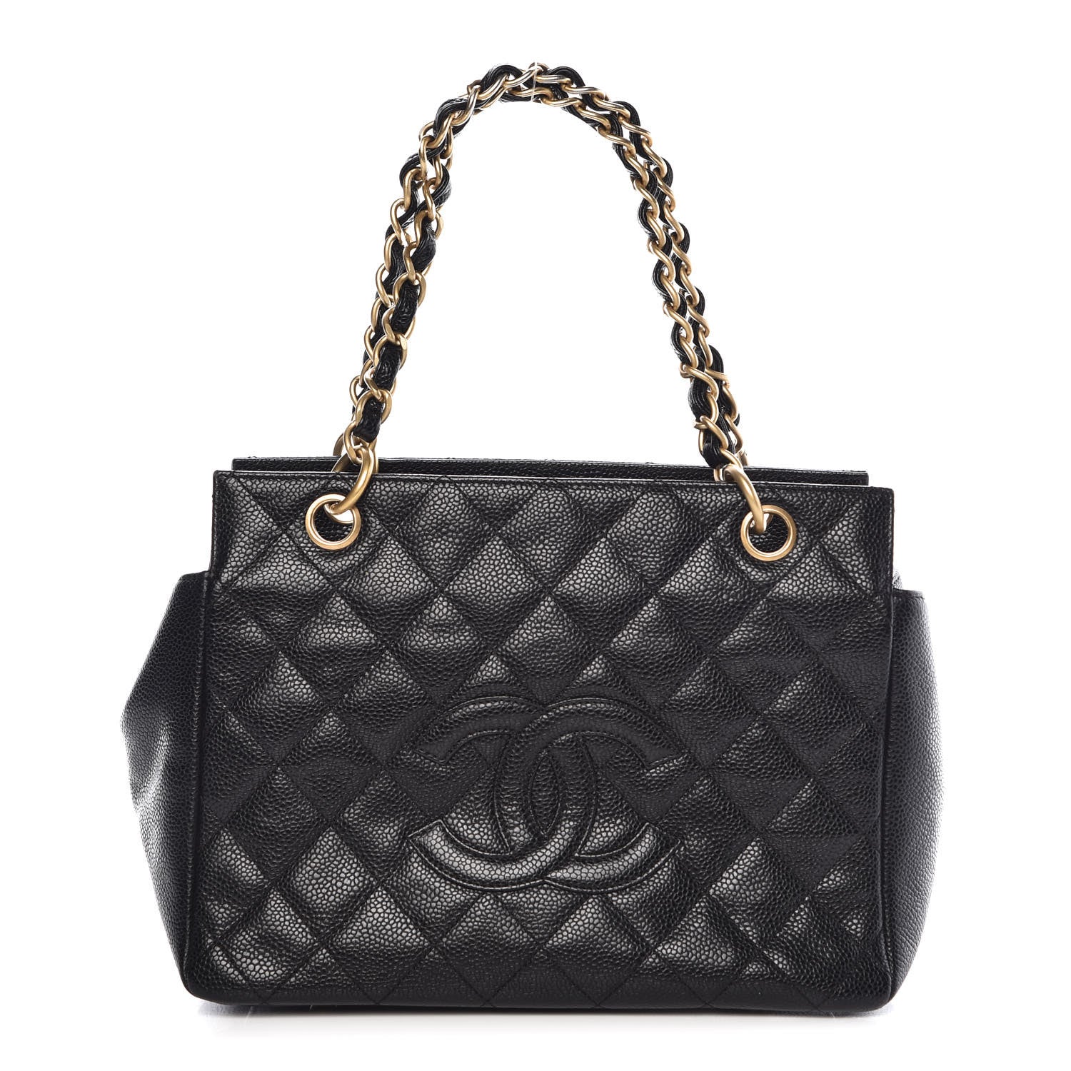 Chanel Caviar Quilted Petit Timeless Tote PTT Black 1 of 12