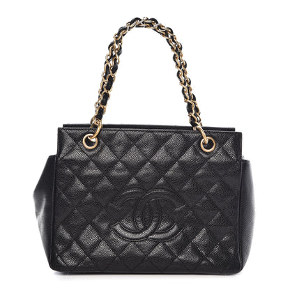Chanel Caviar Quilted Petit Timeless Tote PTT Black 1 of 12