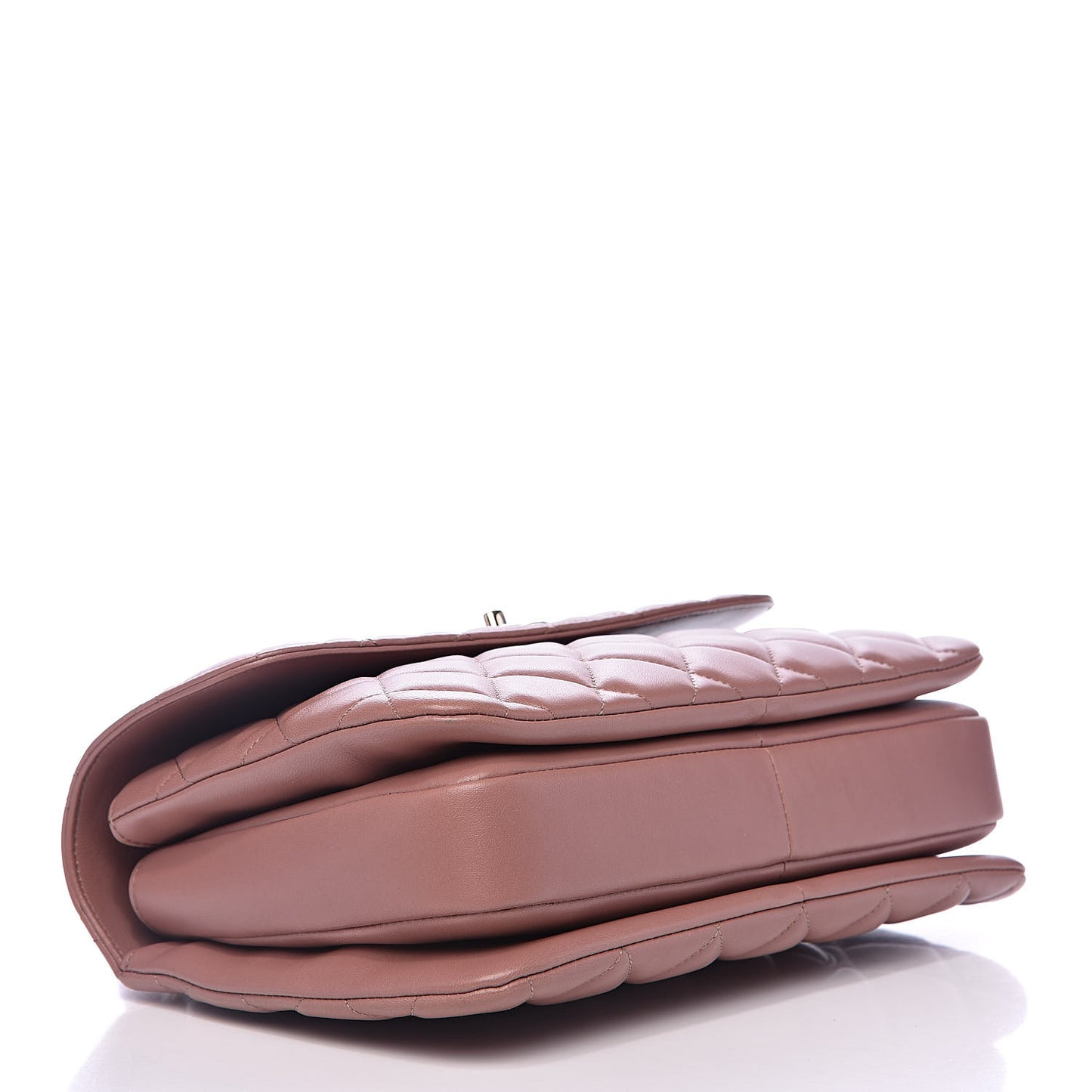 Lambskin Quilted Medium Trendy CC Flap Dual Handle Bag Pink