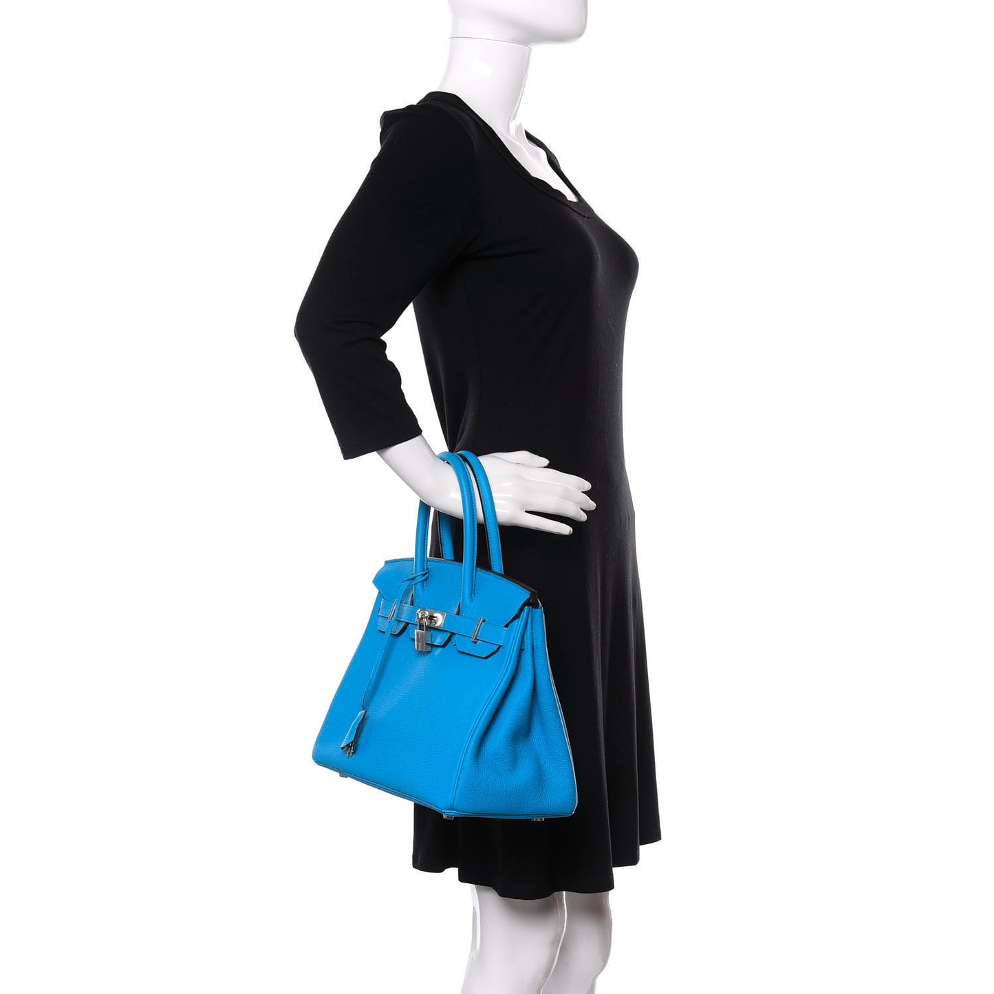 Togo Birkin 30 Bleu Zanzibar