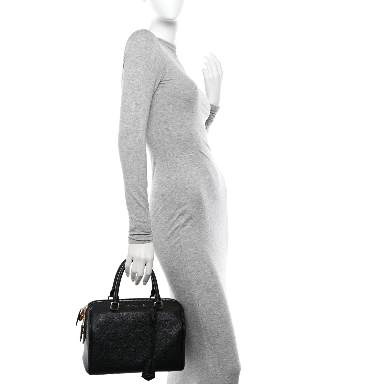 Louis Vuitton Empreinte Speedy Bandouliere 25 NM Black 2 of 12