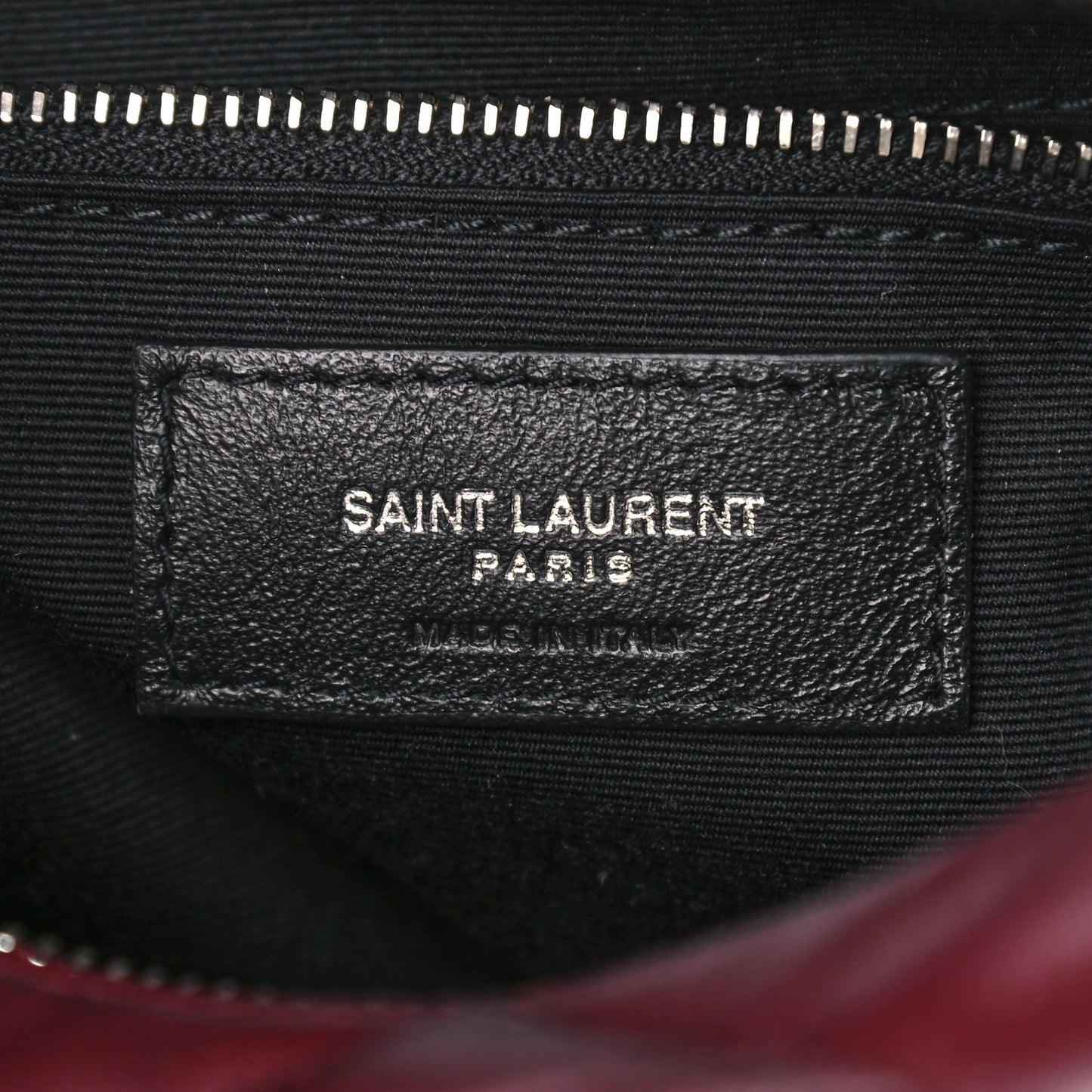 Calfskin Y Quilted Monogram Small Loulou Bowling Bag Rouge Legion
