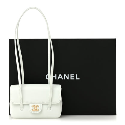 Chanel Shiny Caviar Mini Preppy Coco Shoulder Bag Light Blue 11 of 11