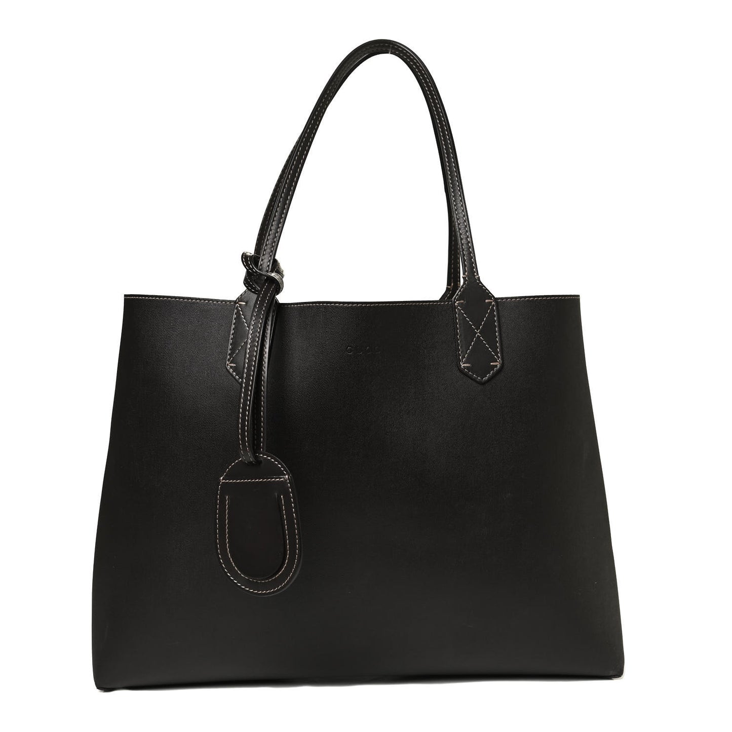 GG Supreme Monogram Large Reversible Tote Beige Black