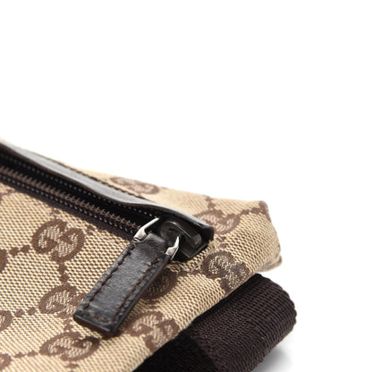 Gucci GG Monogram Double Pocket Belt Bag Dark Brown 10 of 13