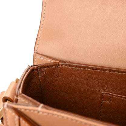 Saint Laurent Box Calfskin Monogram Medium Solferino Satchel Natural Tan 10 of 15