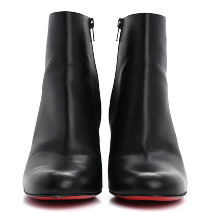 Christian Louboutin Smooth Calfskin Suzi Folk 85 Ankle Boots 37.5 Black 3 of 12
