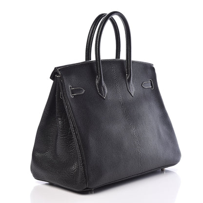 Hermes Chevre de Coromandel Birkin 35 Black 3 of 37