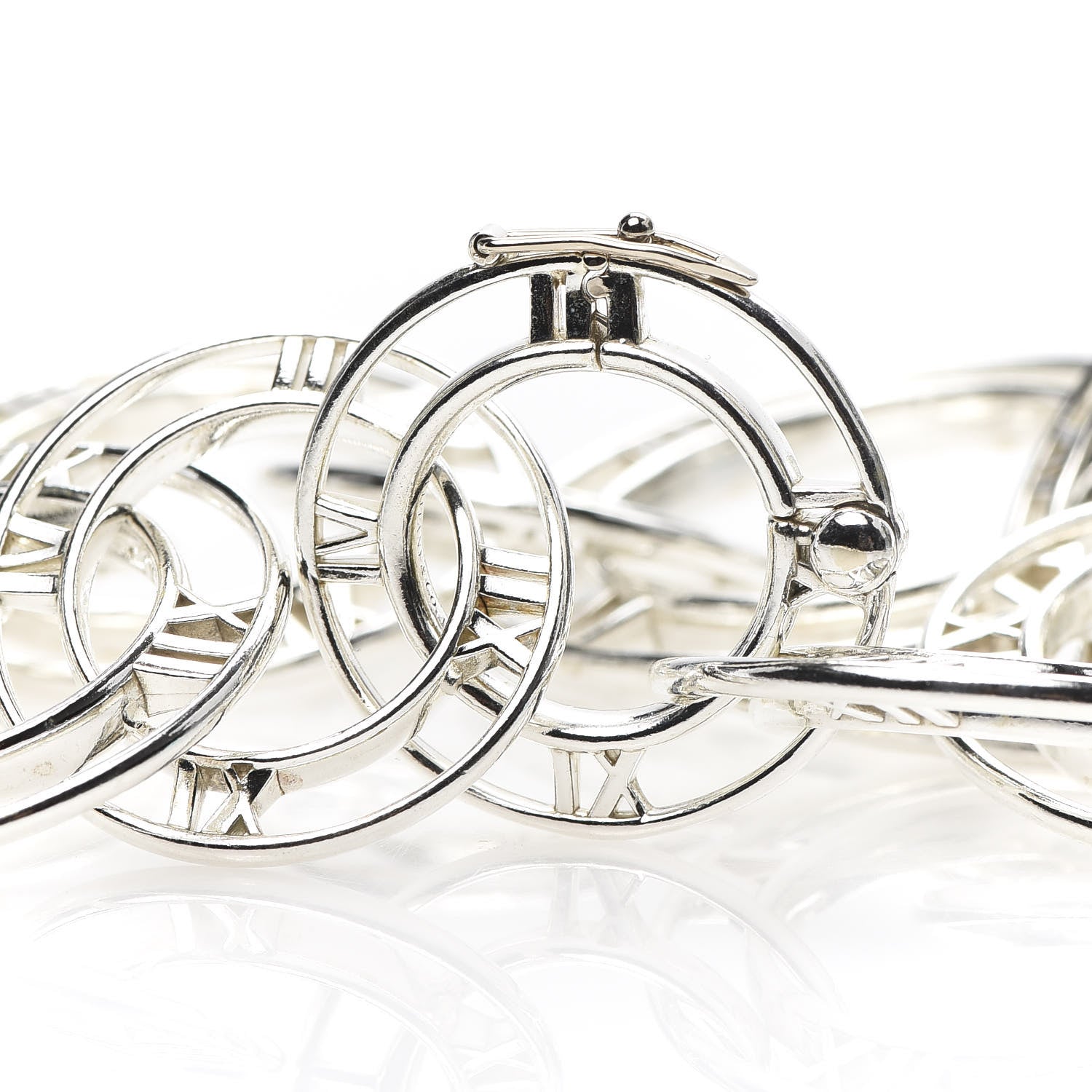 Tiffany Sterling Silver Atlas Link Bracelet 5 of 5