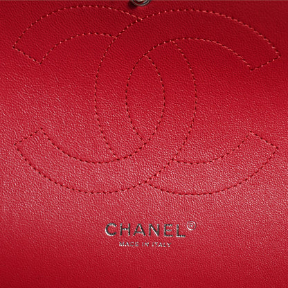 Chanel Pearly Caviar Quilted Jumbo Double Flap Dark Pink 7 of 9