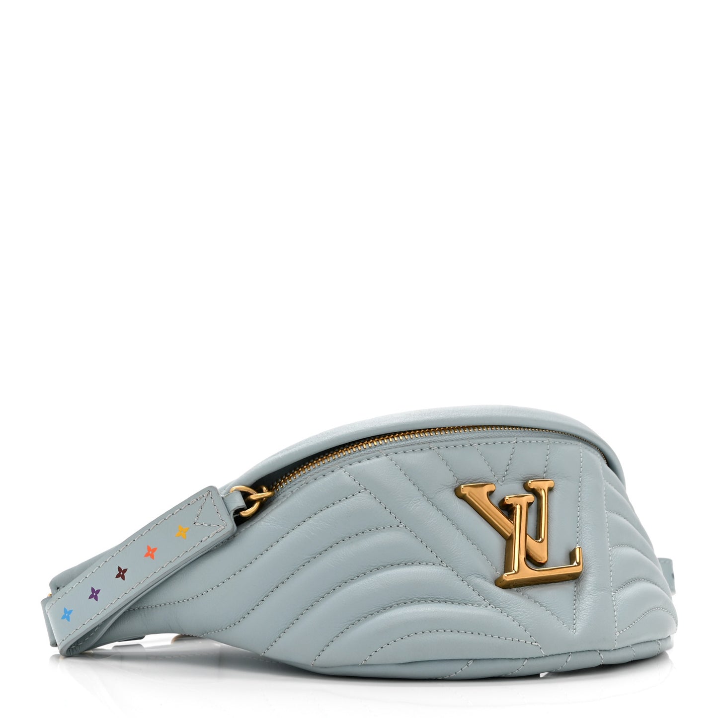 Calfskin New Wave Bumbag Porcelain Blue