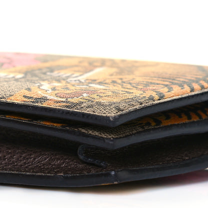 Gucci GG Supreme Monogram Bengal Chain Wallet Beige Pink 8 of 9