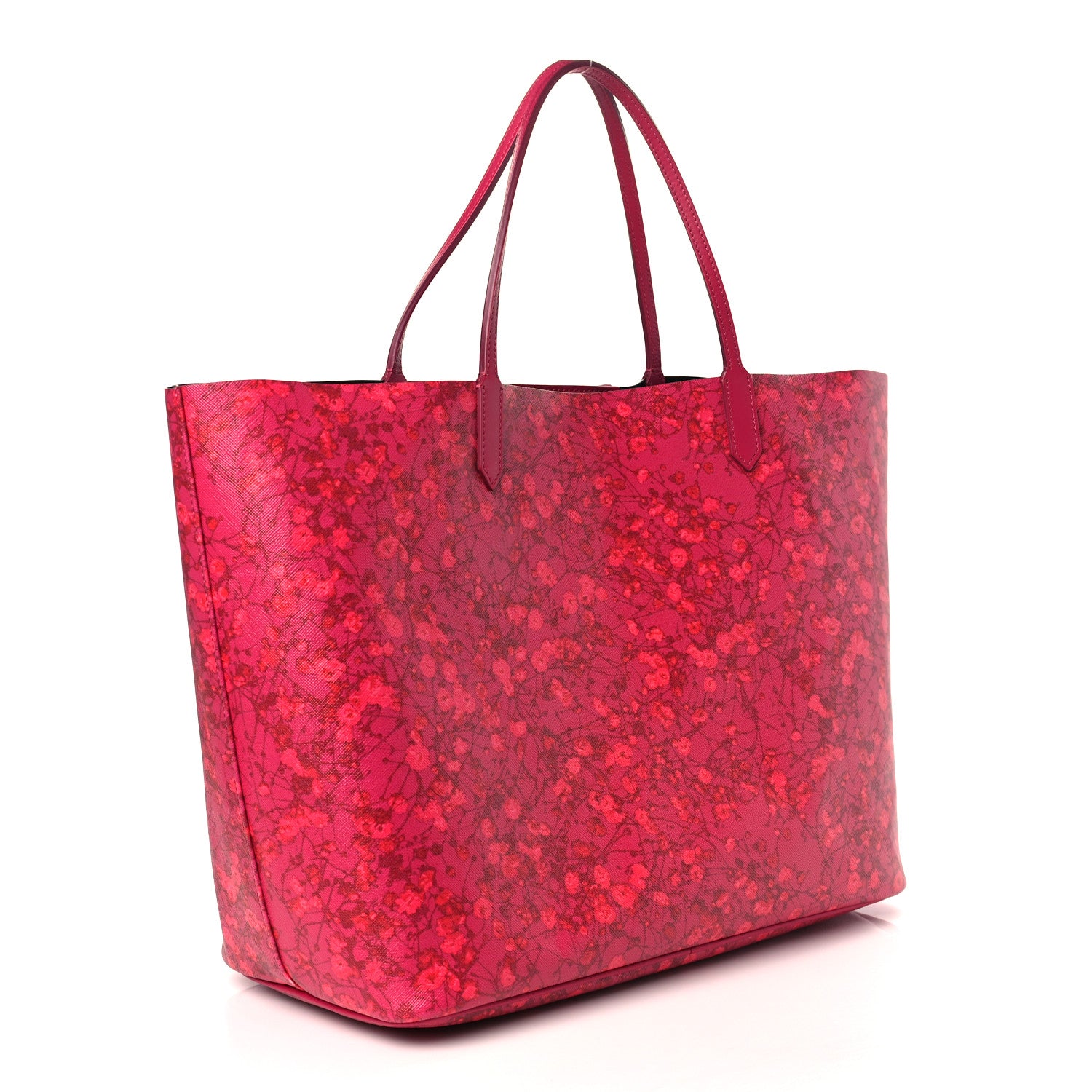 Givenchy Textured Coated Canvas Floral Print Large Antigona Tote Pink 4 of 9