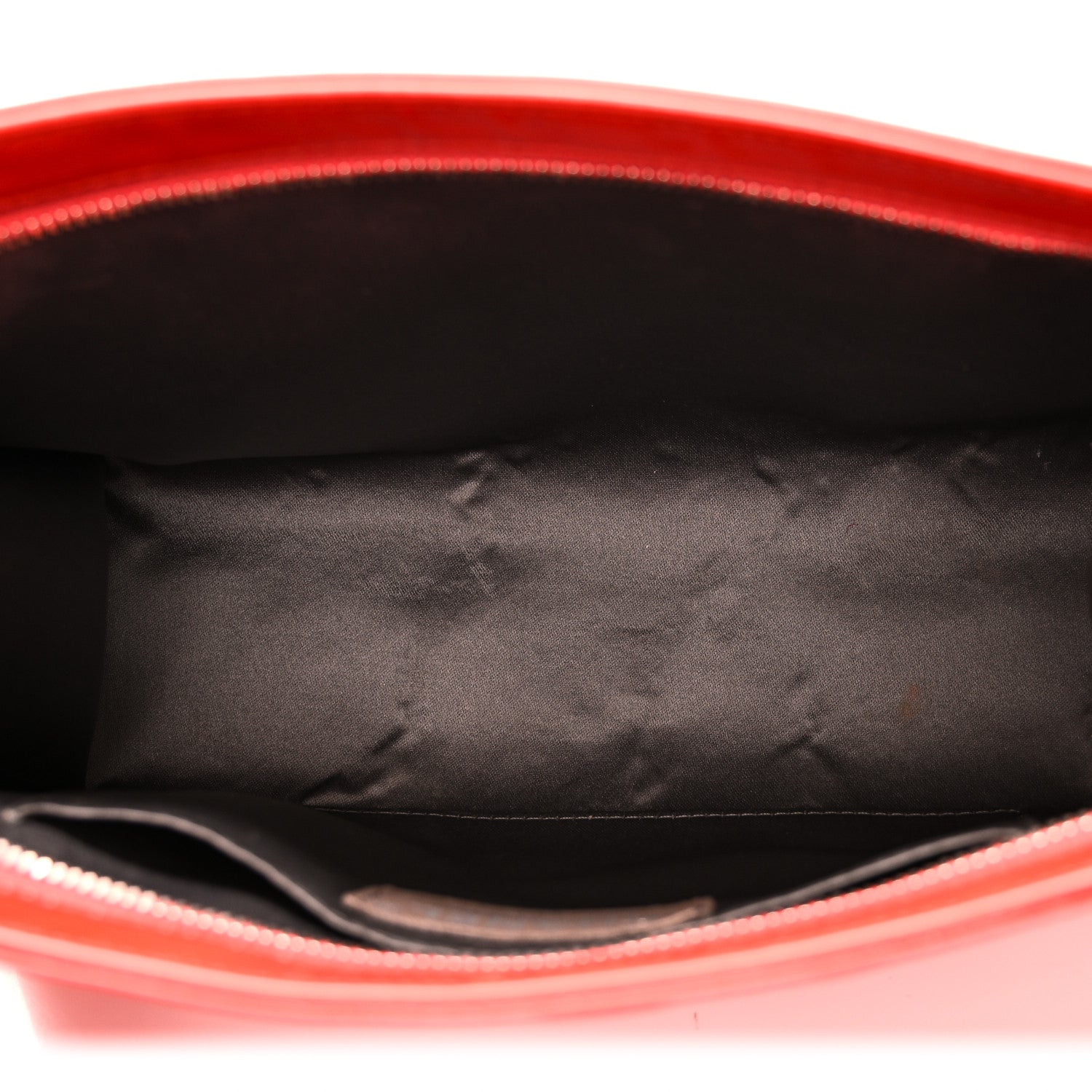 Chanel Patent Calfskin Lucky Symbols Pochette Coral 9 of 19