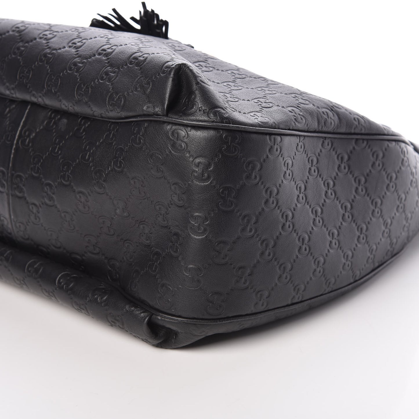 Guccissima Medium Emily Hobo Black