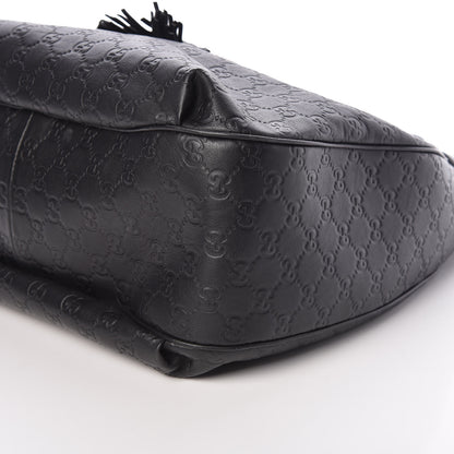 Gucci Guccissima Medium Emily Hobo Black 9 of 9