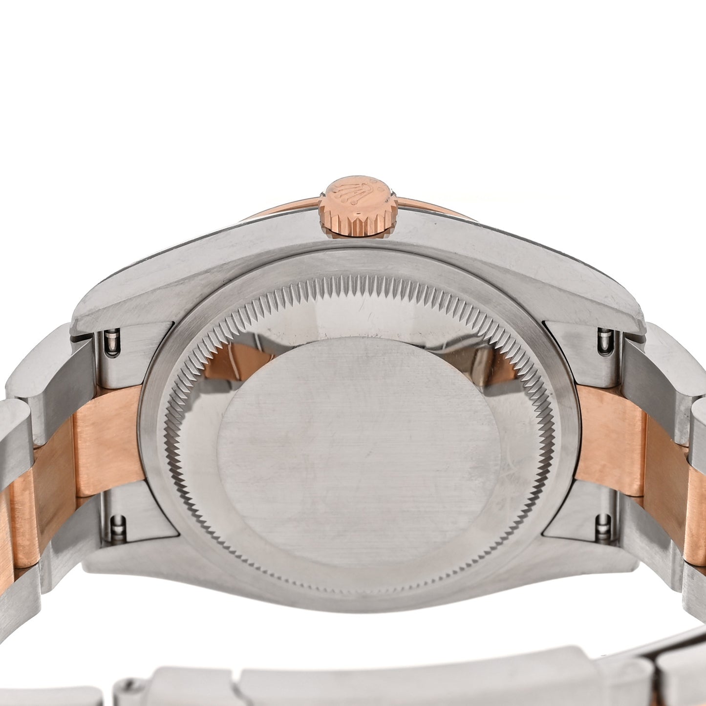 Stainless Steel 18K Everose Gold 36mm Oyster Perpetual Datejust Watch Slate 126231