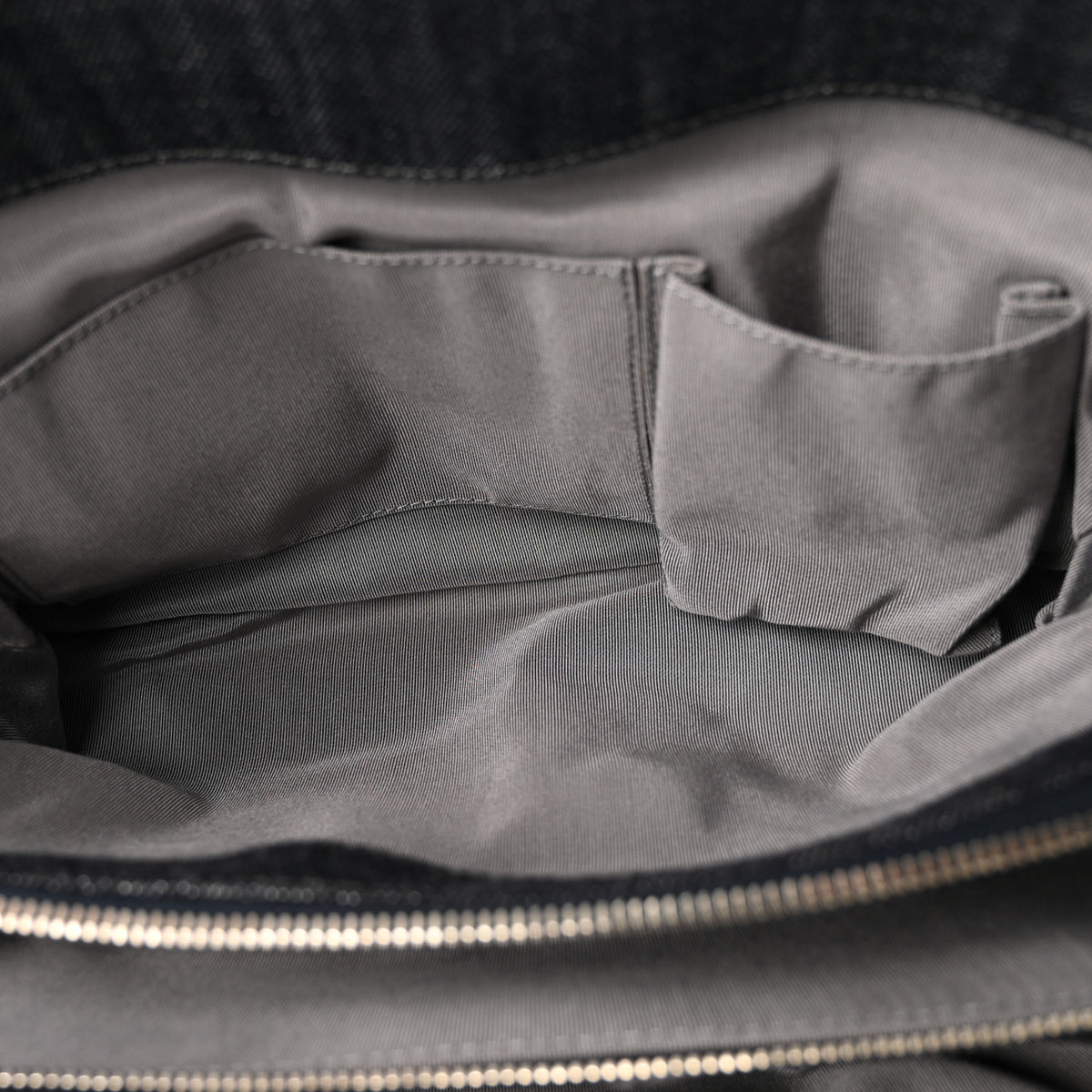 Denim Quilted Timeless Tote Dark Blue